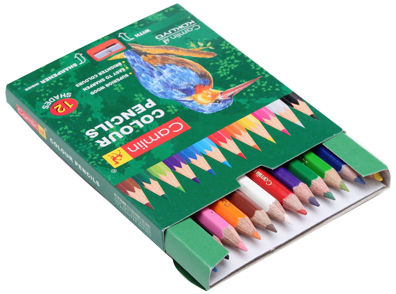 Camel 12 half size color pencil (Pack of 5)